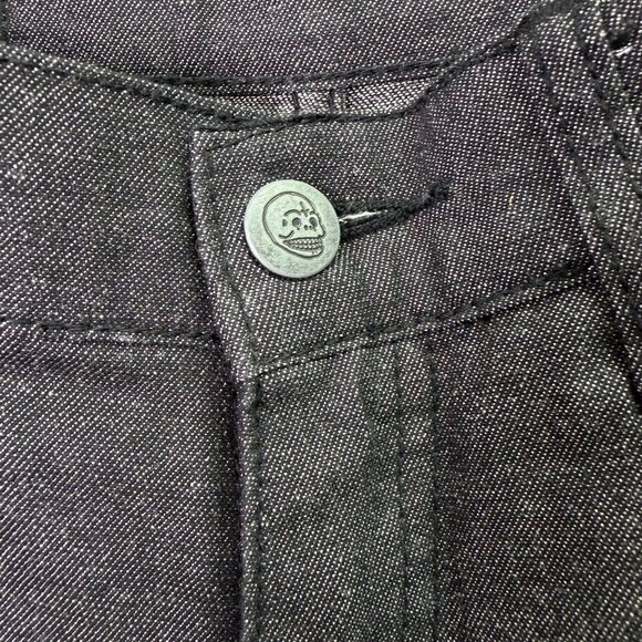 Cheap Monday Mens Black Cotton/Polyester Slim Fit Jeans Stylish Denim Sz 30/34 - Picture 7 of 10